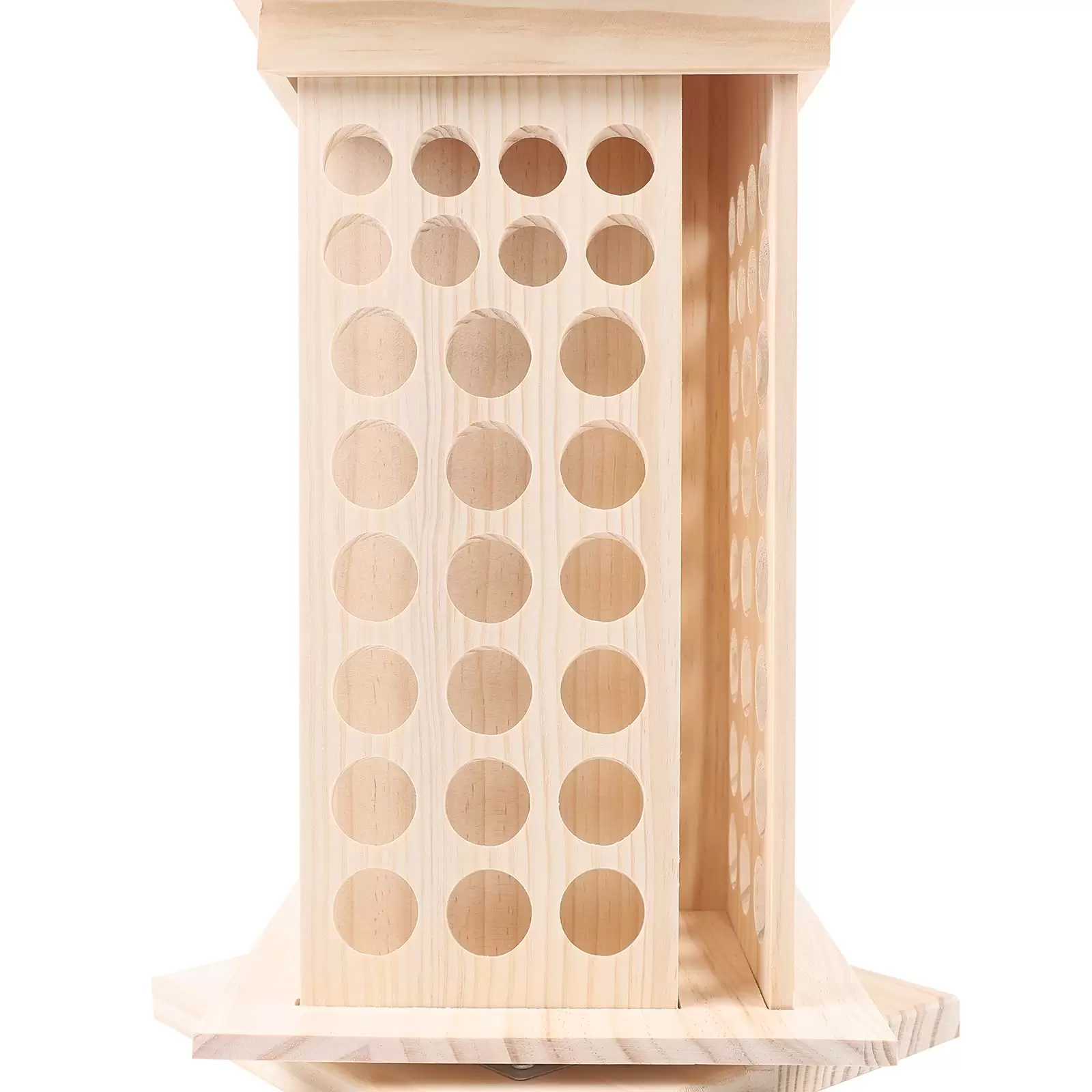 Ätherisches Öl Display Ständer 104 Löcher Aromatherapie Öle Hölzern Tragen Gestell Halter Organisator