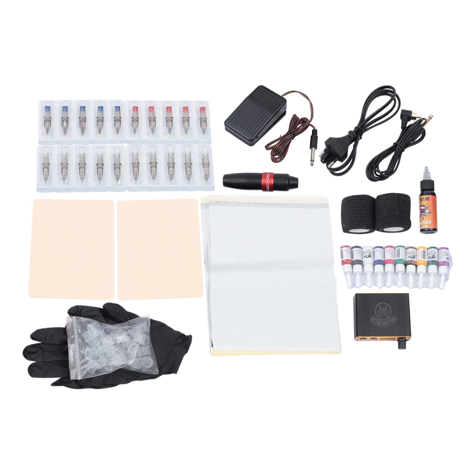 Tätowierung Tattoo Komplett Set Tattoo-Stift Set Tätowiermaschine
