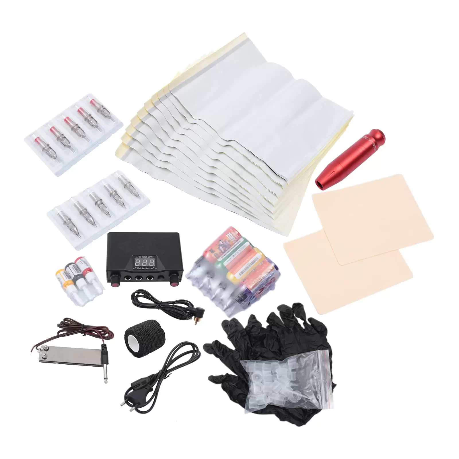 Tätowierung Tattoo Komplett Set Tattoo-Stift Set Tätowiermaschine