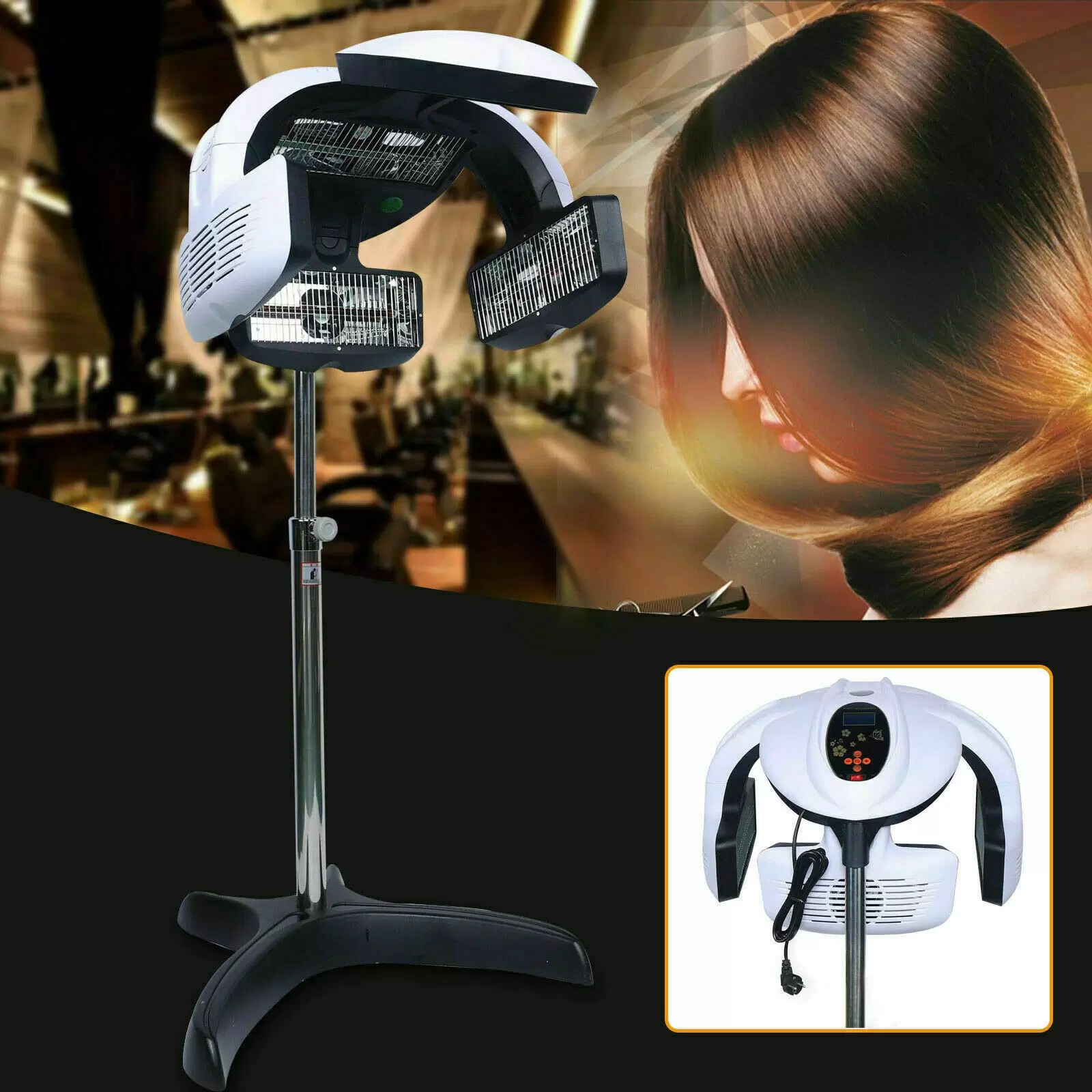 Haube Infrarot-Haartrockner Föhn Vertikaler Prozessor Vertikaler Friseur