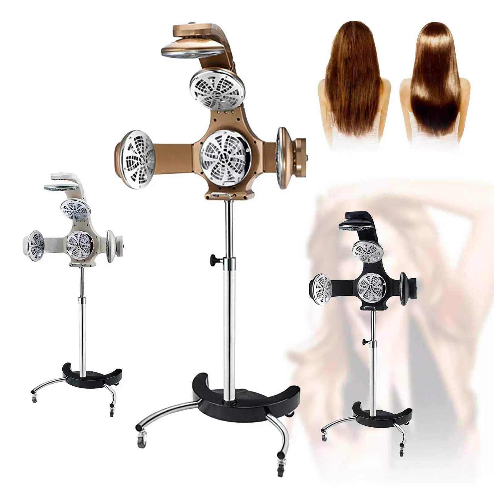 Haartrockner Infrarotstrahler Haarpflege Trockenhaube Mit Stativ Ständer Salon, Computer Intelligente Temperaturregelung Haartrockner Infrarotstrahler Haarpflege Trockenhaube Mit Stativ Ständer Salon, Computer Intelligente Temperaturregelung