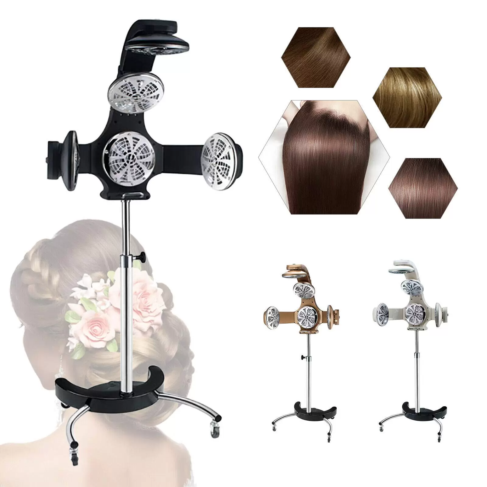 Haartrockner Infrarotstrahler Haarpflege Trockenhaube Mit Stativ Ständer Salon, Computer Intelligente Temperaturregelung Haartrockner Infrarotstrahler Haarpflege Trockenhaube Mit Stativ Ständer Salon, Computer Intelligente Temperaturregelung