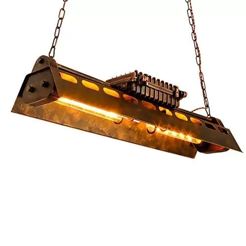Kronleuchter Vintage Pendelleuchte Retro Lampe Hängelampe Deckenleuchte Industrial Lampen für Wohnzimmer Esszimmer Bar
