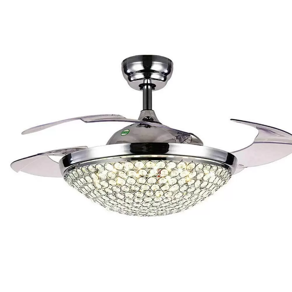42“Deckenventilator Licht Ventilator mit Fernbedienung 3 Farbtemperatur & 3 Windgeschwindigkeit für Wohnzimmer