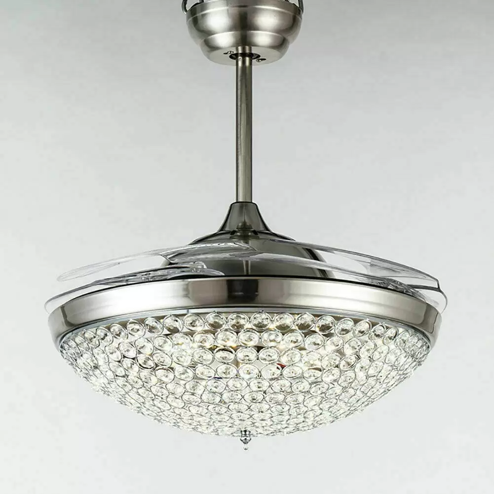42“Deckenventilator Licht Ventilator mit Fernbedienung 3 Farbtemperatur & 3 Windgeschwindigkeit für Wohnzimmer