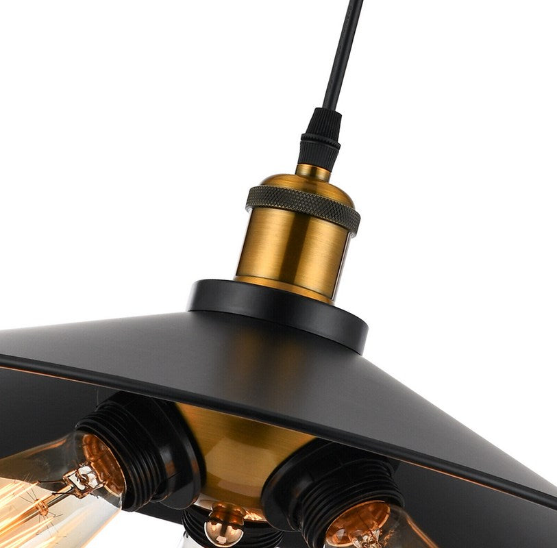 Deckenleuchte Schirm Retro Pendelleuchte E27 Fassung für max Ohne Leuchtmittel