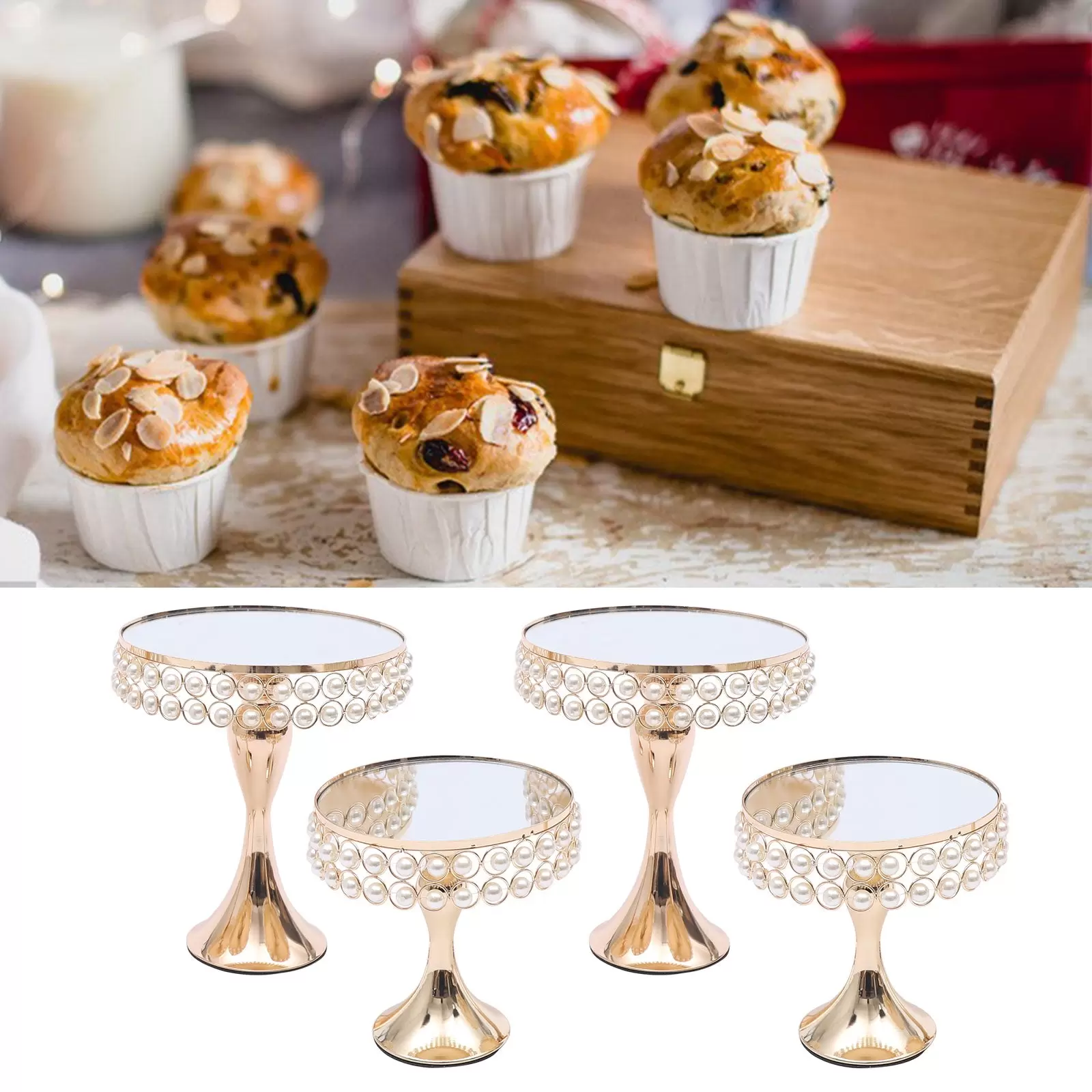 Tortenplatte Gold 3 Etagen Runde 9 Stück Tortenständer Set Kristall Hochzeitstorte Tablet Party Kuchenplatte Vintage Cupcake Tortenplatte Gold 3 Etagen Runde 9 Stück Tortenständer Set Kristall Hochzeitstorte Tablet Party Kuchenplatte Vintage Cupcake