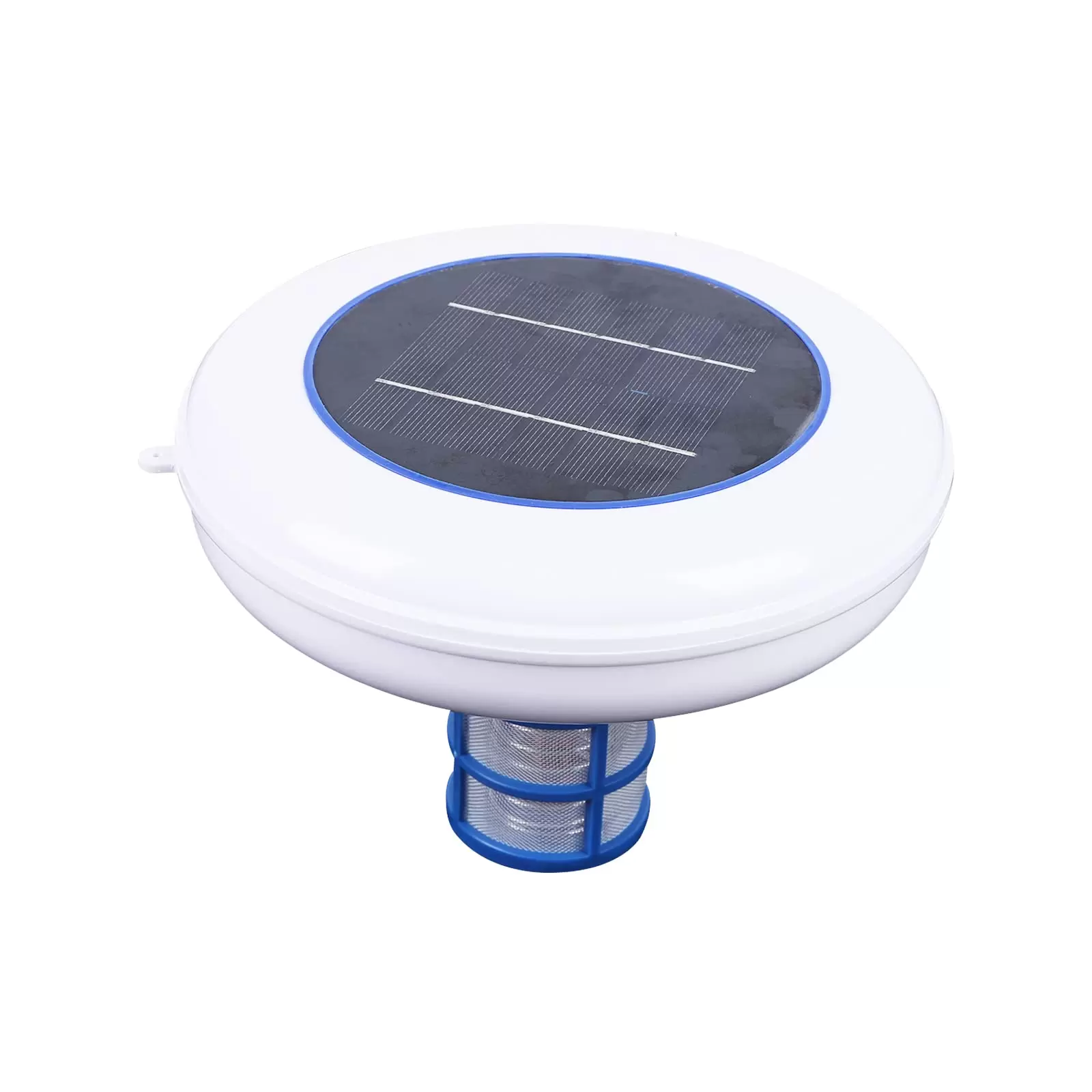 Solar Pool Ionisator, Silber Ionen Schwimmbad Reiniger Wasserreinigung mit Reinigungsbürste