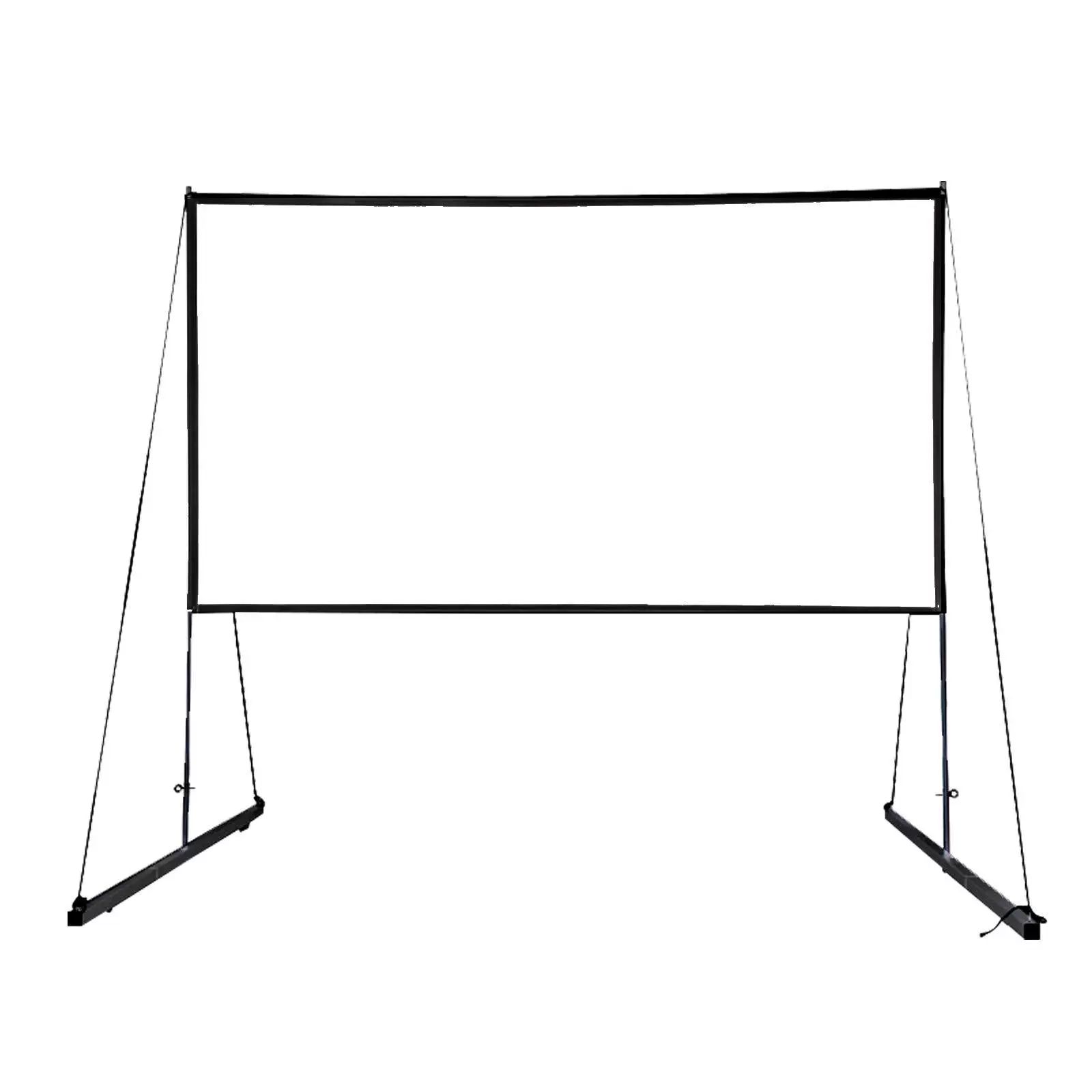 150 Zoll Projektionswand Tragbare Dia Leinwand Beamer 16: 9 Mobile Stativleinwand mit Ständer