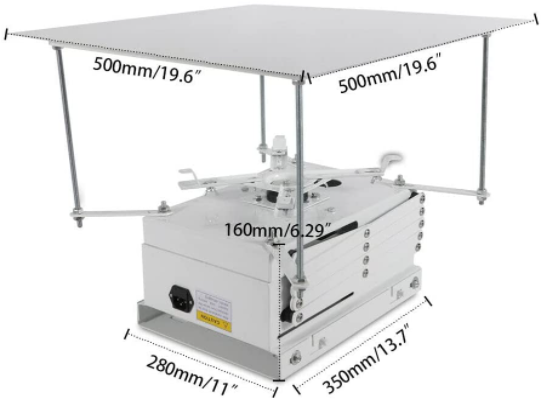 Deckenhalterung Für Beamer Motorisierter Projektorhalterung Halte Lift Belastbarkeit 10 Kg