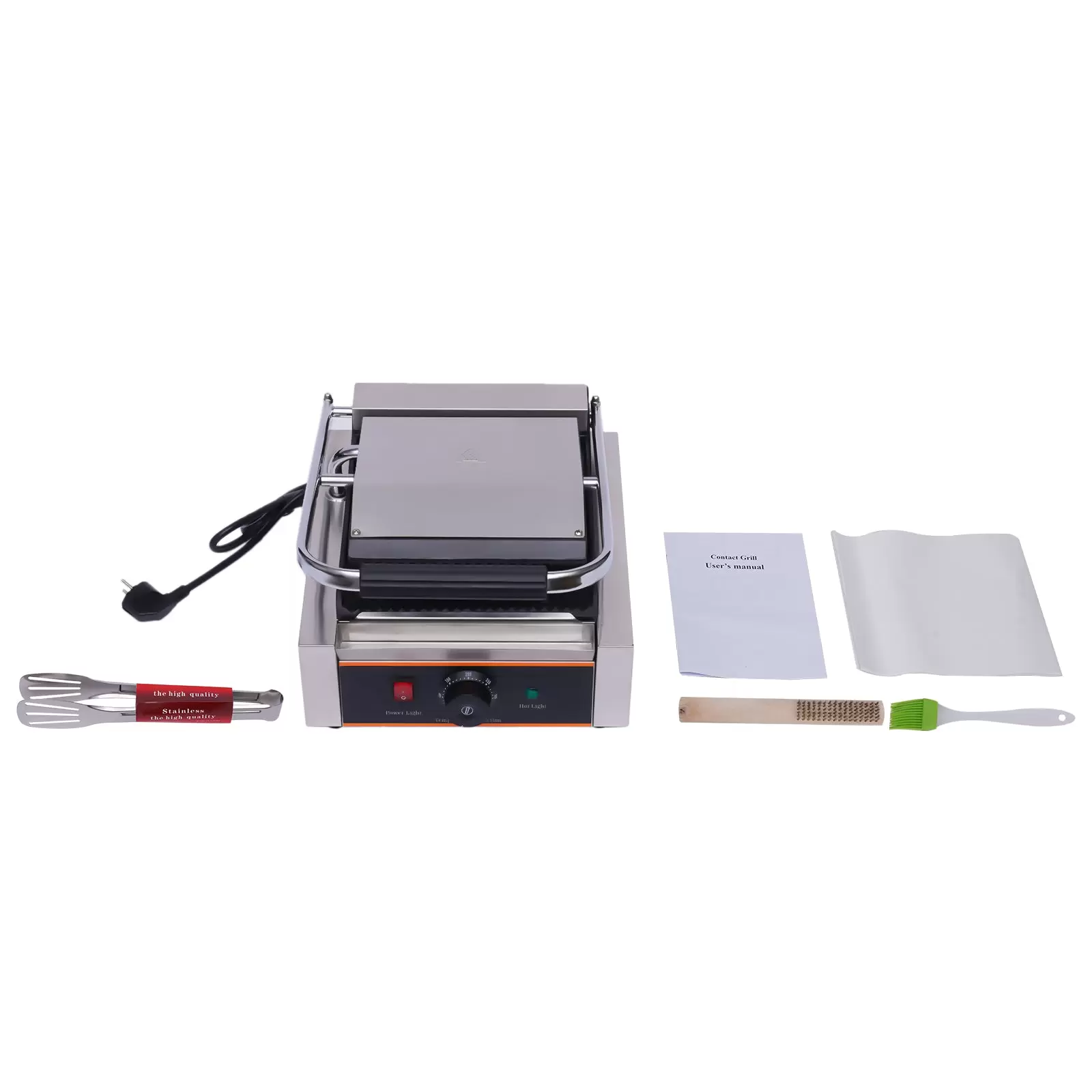 1800W Elektro Panini Grill Grillplatte 220V Sandwich Press Toastie Maker 0-300℃ 1800W Elektro Panini Grill Grillplatte 220V Sandwich Press Toastie Maker 0-300℃