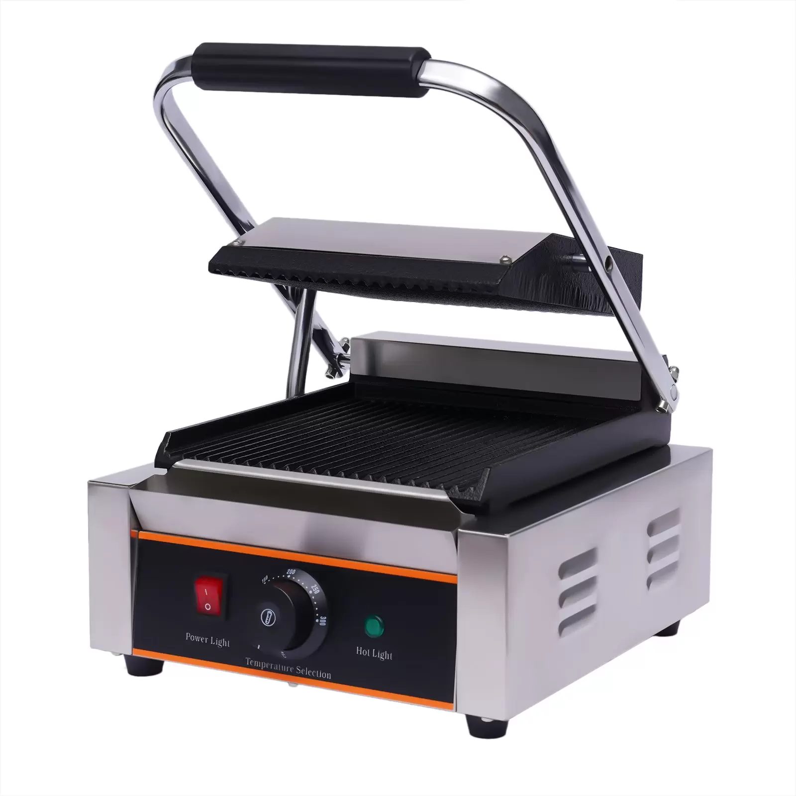 1800W Elektro Panini Grill Grillplatte 220V Sandwich Press Toastie Maker 0-300℃ 1800W Elektro Panini Grill Grillplatte 220V Sandwich Press Toastie Maker 0-300℃
