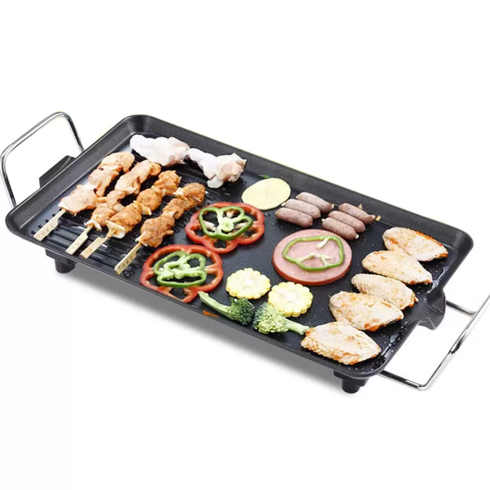1350W 5 Stufen BBQ Grill Elektrogrill Tischgrill Balkongrill Gartengrill 1350W 5 Stufen BBQ Grill Elektrogrill Tischgrill Balkongrill Gartengrill