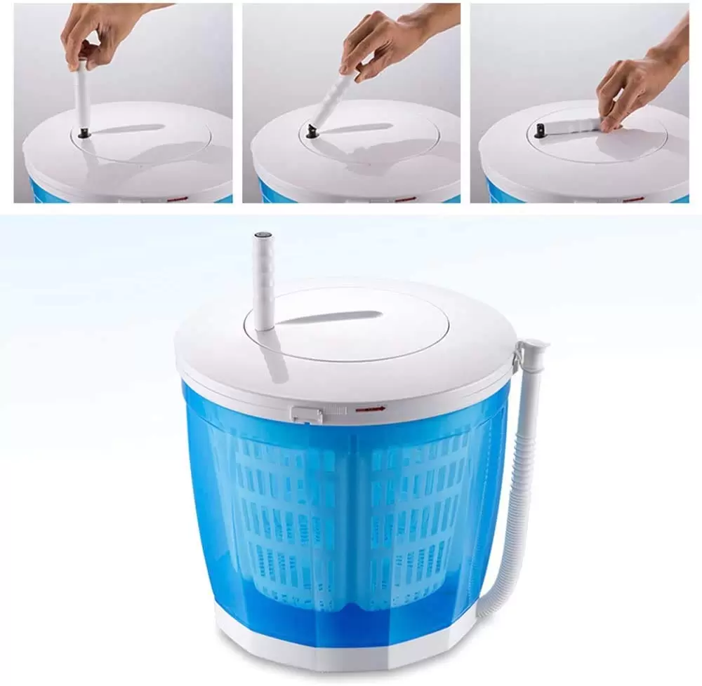 Waschkapazität 2 kg Tragbare 2 in1 Mini Handwaschmaschine Waschkapazität 2 kg Tragbare 2 in1 Mini Handwaschmaschine