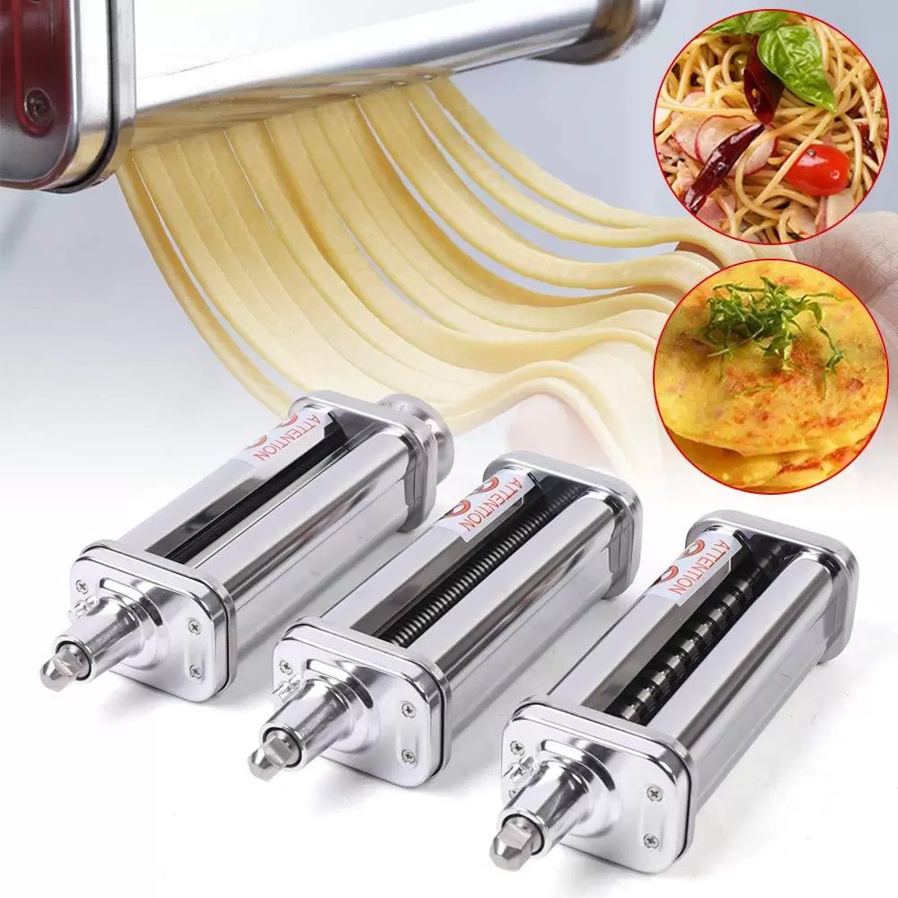 Edelstahl Nudelvorsatz Spaghettiaufsatz Pastaaufsatz Zubehör für Küchenmaschine