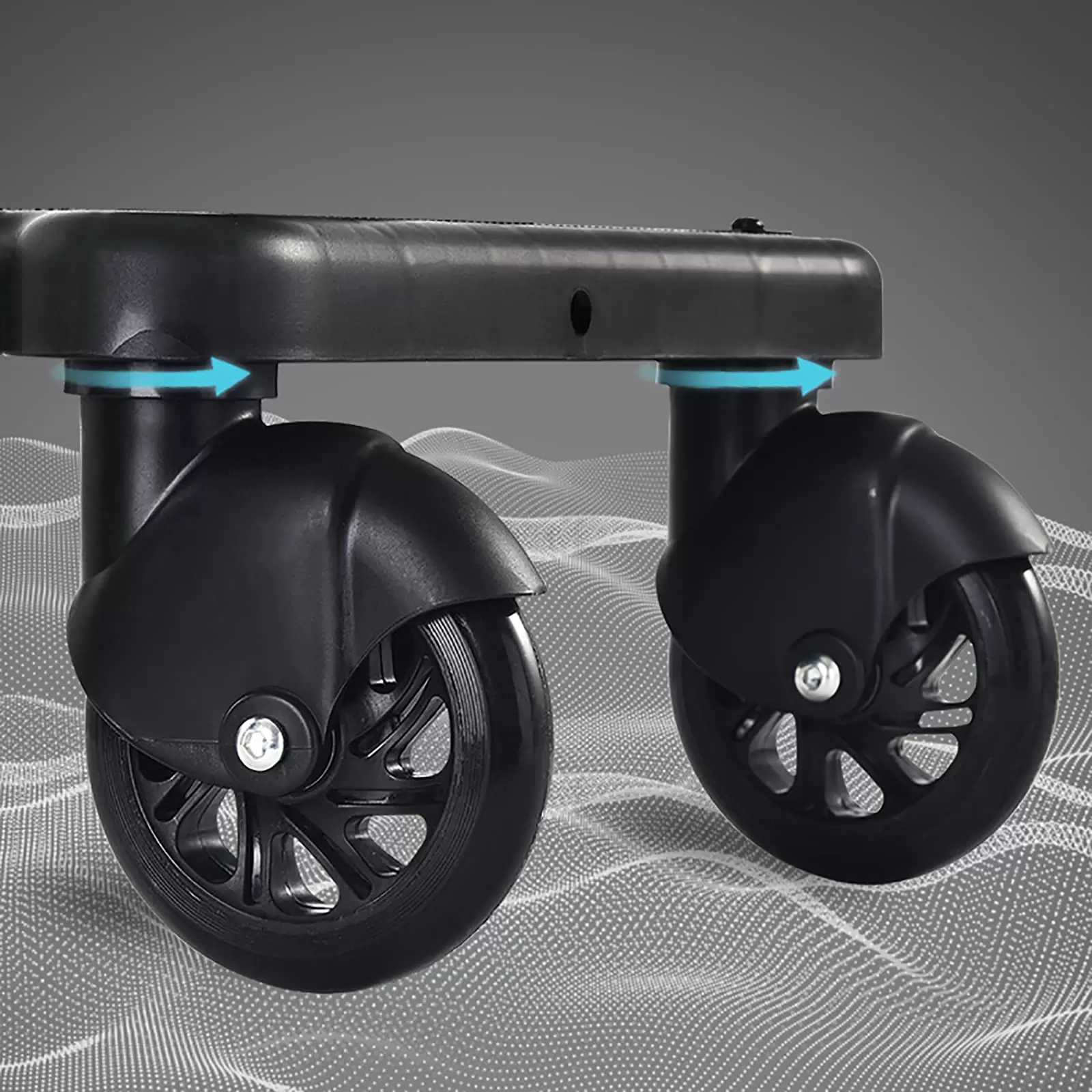 Kinderwagenbrett mit Halterung und Befestigung, Rollbretter mit 360-Grad-Rad, abnehmbarer und montierter Sitz Kinderwagenbrett mit Halterung und Befestigung, Rollbretter mit 360-Grad-Rad, abnehmbarer und montierter Sitz
