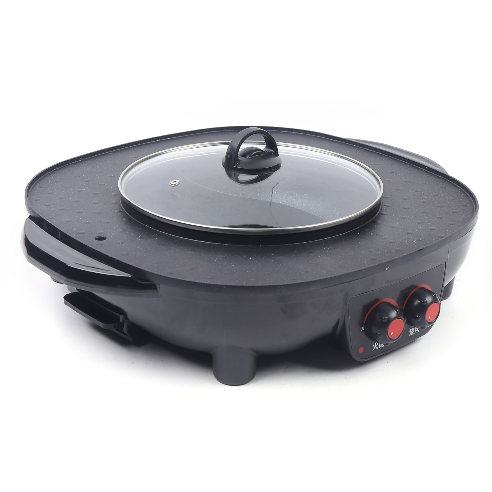 CNCEST Elektrisch Barbecue Hotpot Ofengrill Rauchfreier Hotpot Machine BBQ