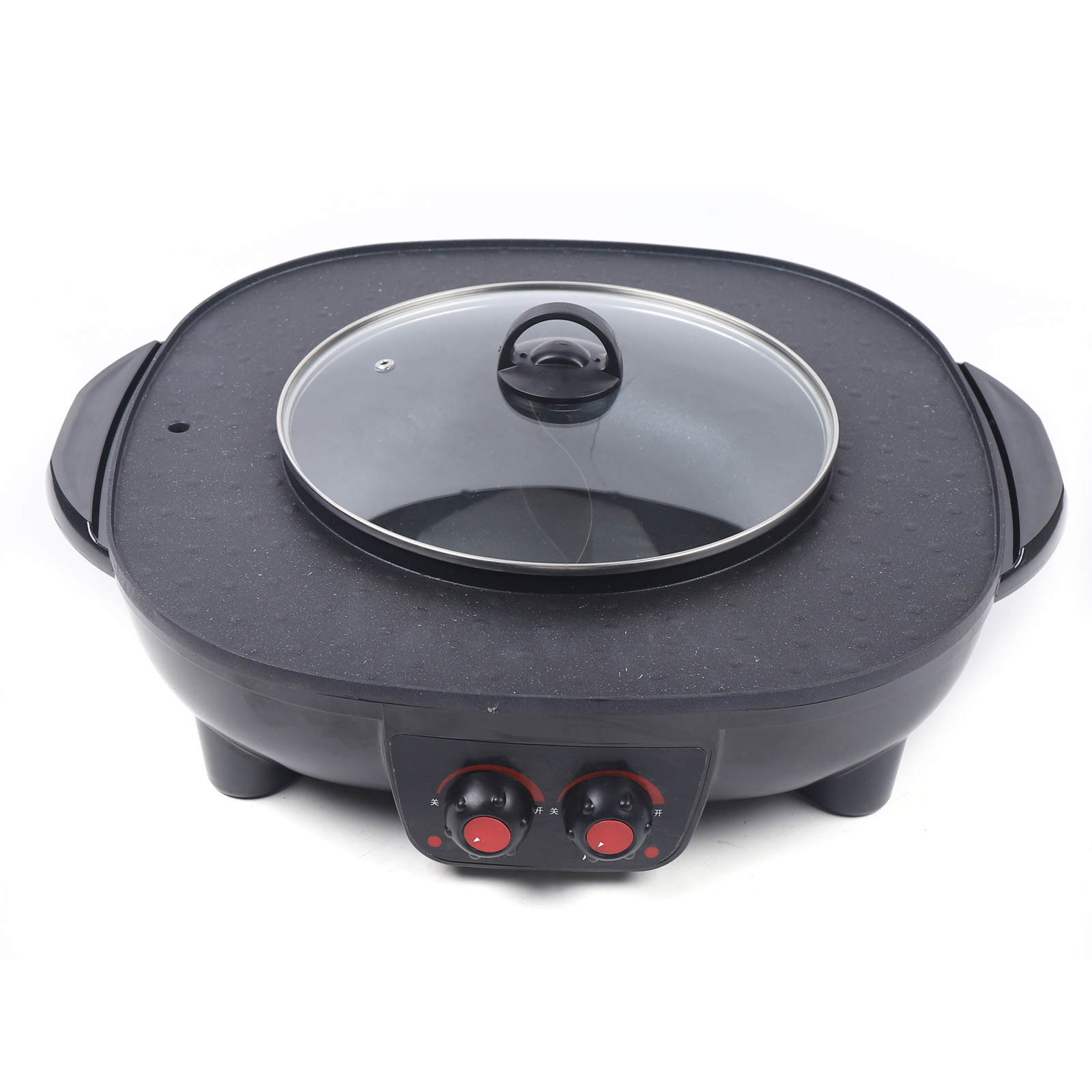 CNCEST Elektrisch Barbecue Hotpot Ofengrill Rauchfreier Hotpot Machine BBQ