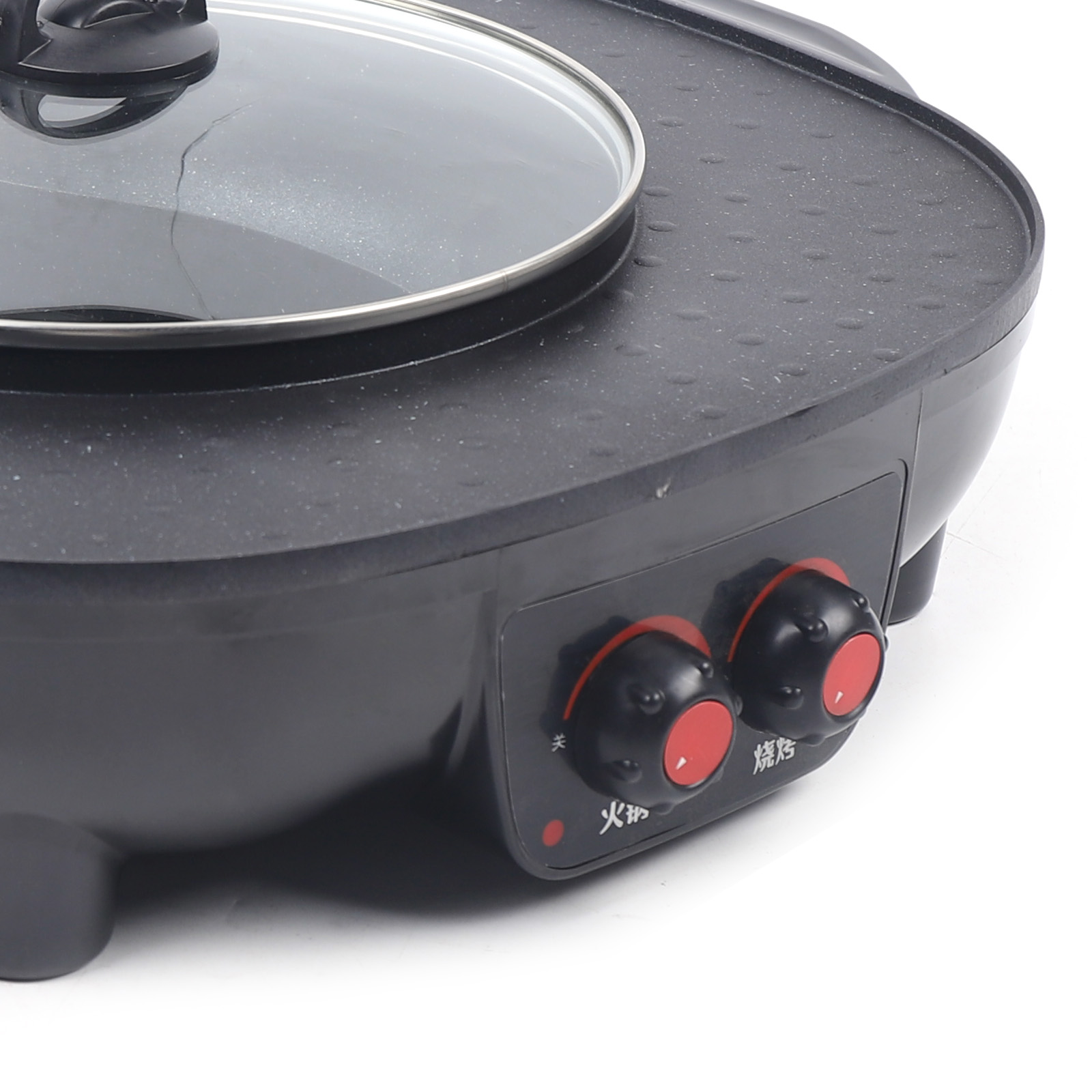 CNCEST Elektrisch Barbecue Hotpot Ofengrill Rauchfreier Hotpot Machine BBQ