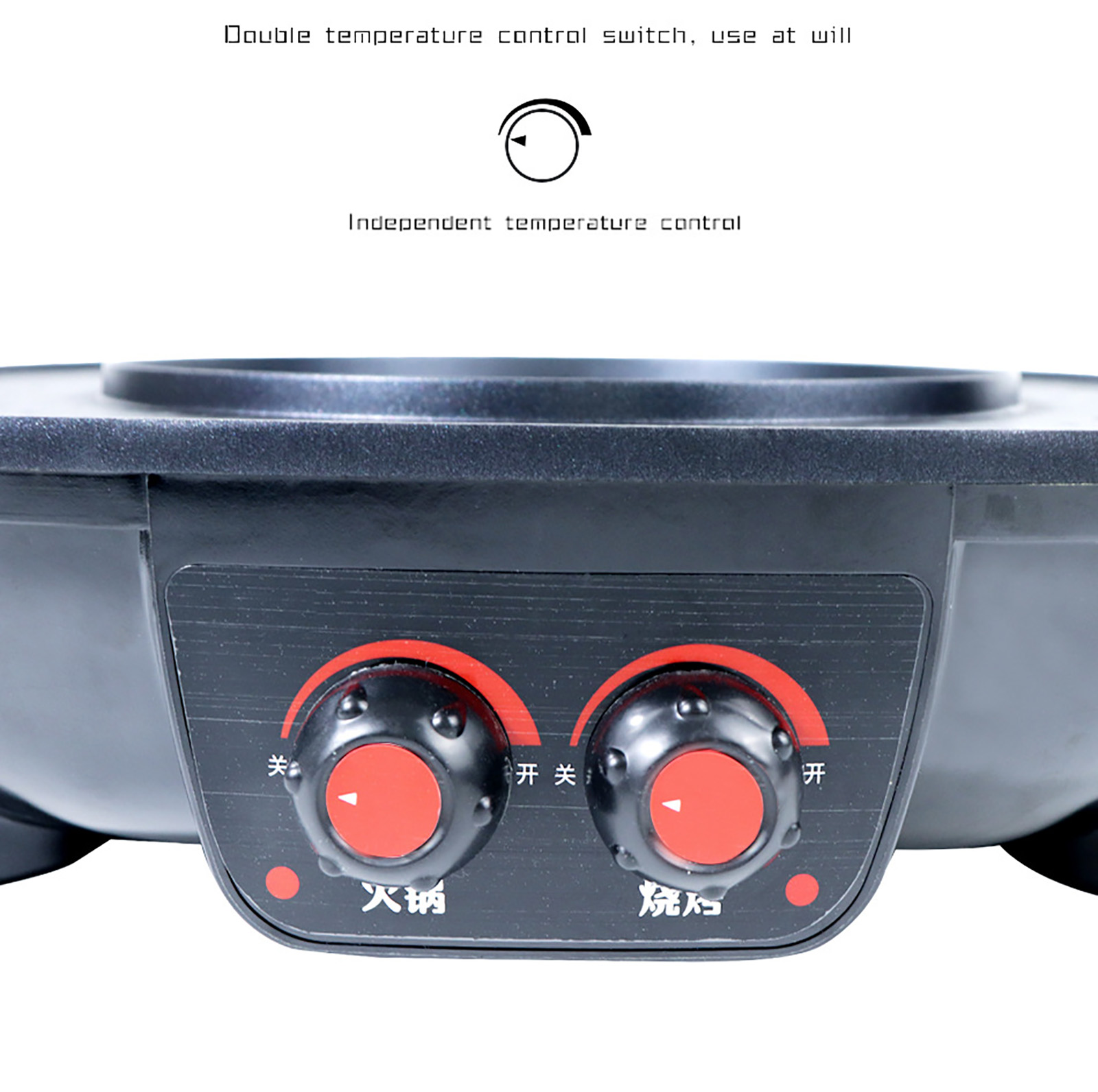 CNCEST Elektrisch Barbecue Hotpot Ofengrill Rauchfreier Hotpot Machine BBQ