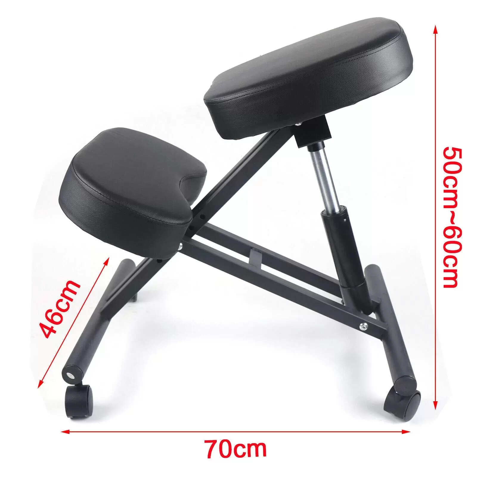 Ergonomischer Kniender Stuhl Höhenverstellbarer Hocker Kniender Chair mit Rollen Ergonomischer Kniender Stuhl Höhenverstellbarer Hocker Kniender Chair mit Rollen