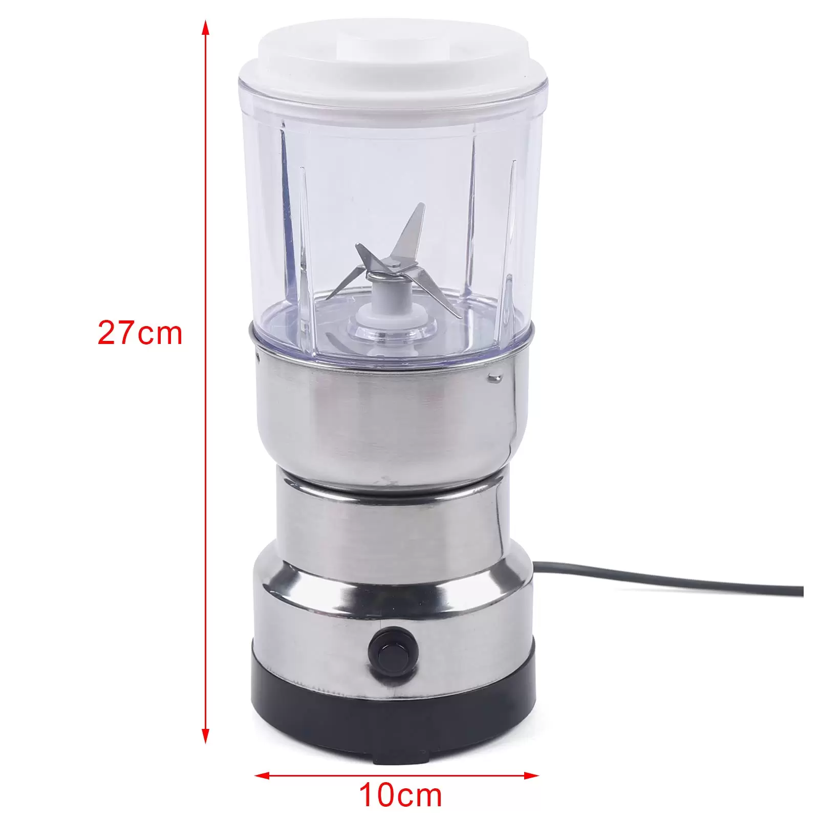 CNCEST Elektrische Getreidemühle aus rostfreiem Stahl Kräuterpulverisierer für Kaffeebohnen Nüsse CNCEST Elektrische Getreidemühle aus rostfreiem Stahl Kräuterpulverisierer für Kaffeebohnen Nüsse