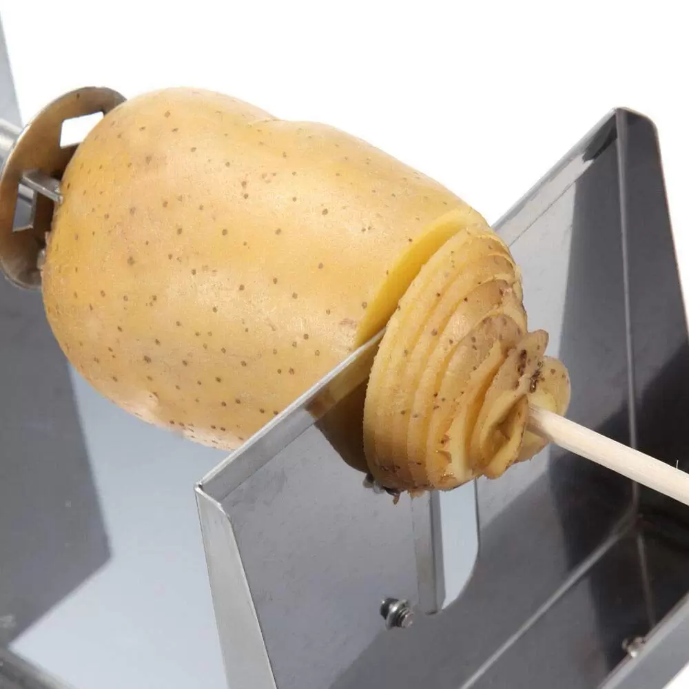 Kartoffelschneider Edelstahl Kartoffel Spiral Schneider Chips Slicer Twister