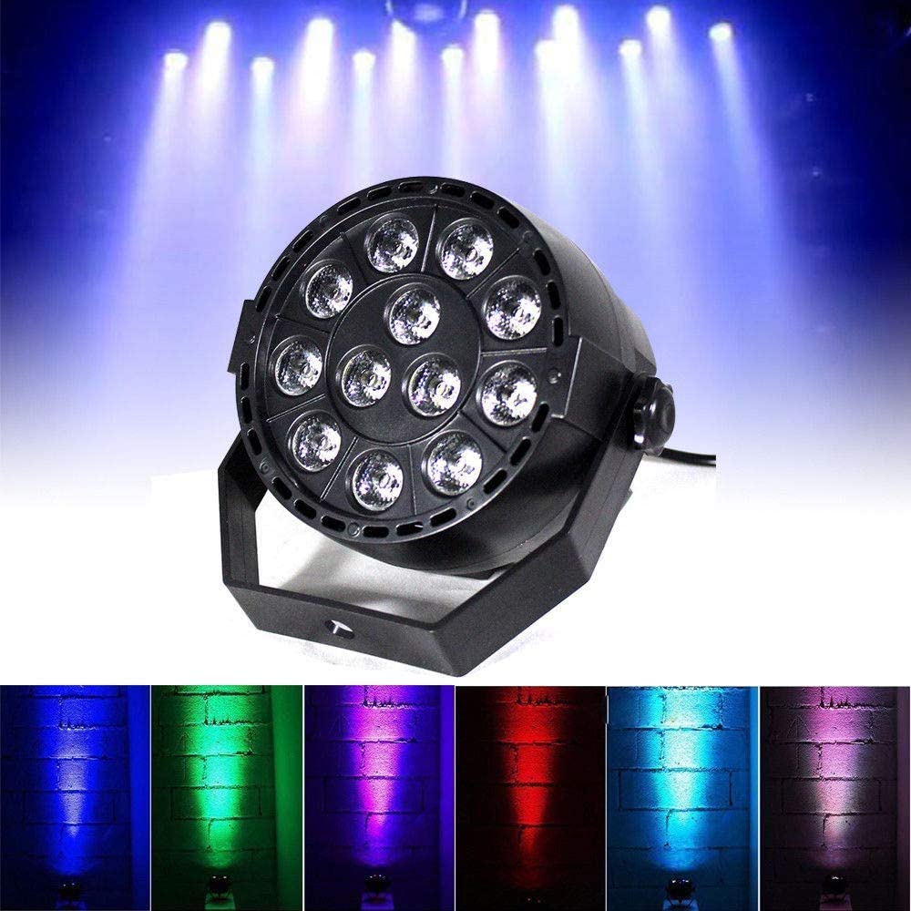 3 in 1 PAR Licht BüHnenbeleuchtung 12x3W RGB DMX512 7CH 12LED Multichip Scheinwerfer