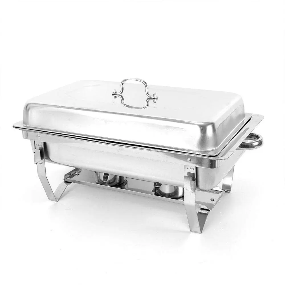 CNCEST Speisenwärmer Wärmebehälter Edelstahl Warmhaltebehälter Chafing Dish Buffet
