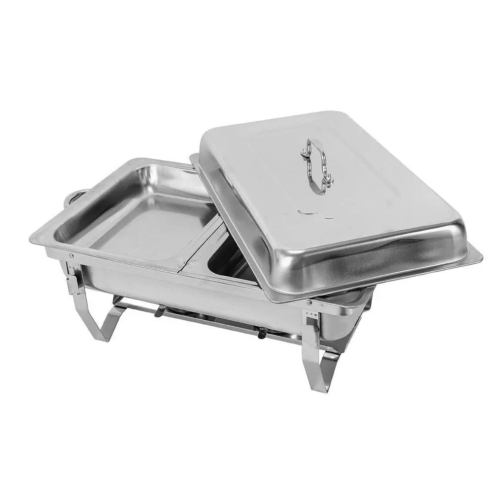 CNCEST Speisenwärmer Wärmebehälter Edelstahl Warmhaltebehälter Chafing Dish Buffet