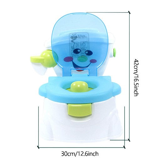 CNCEST Blau Tragbar Rutschfest Kinder-Toilette