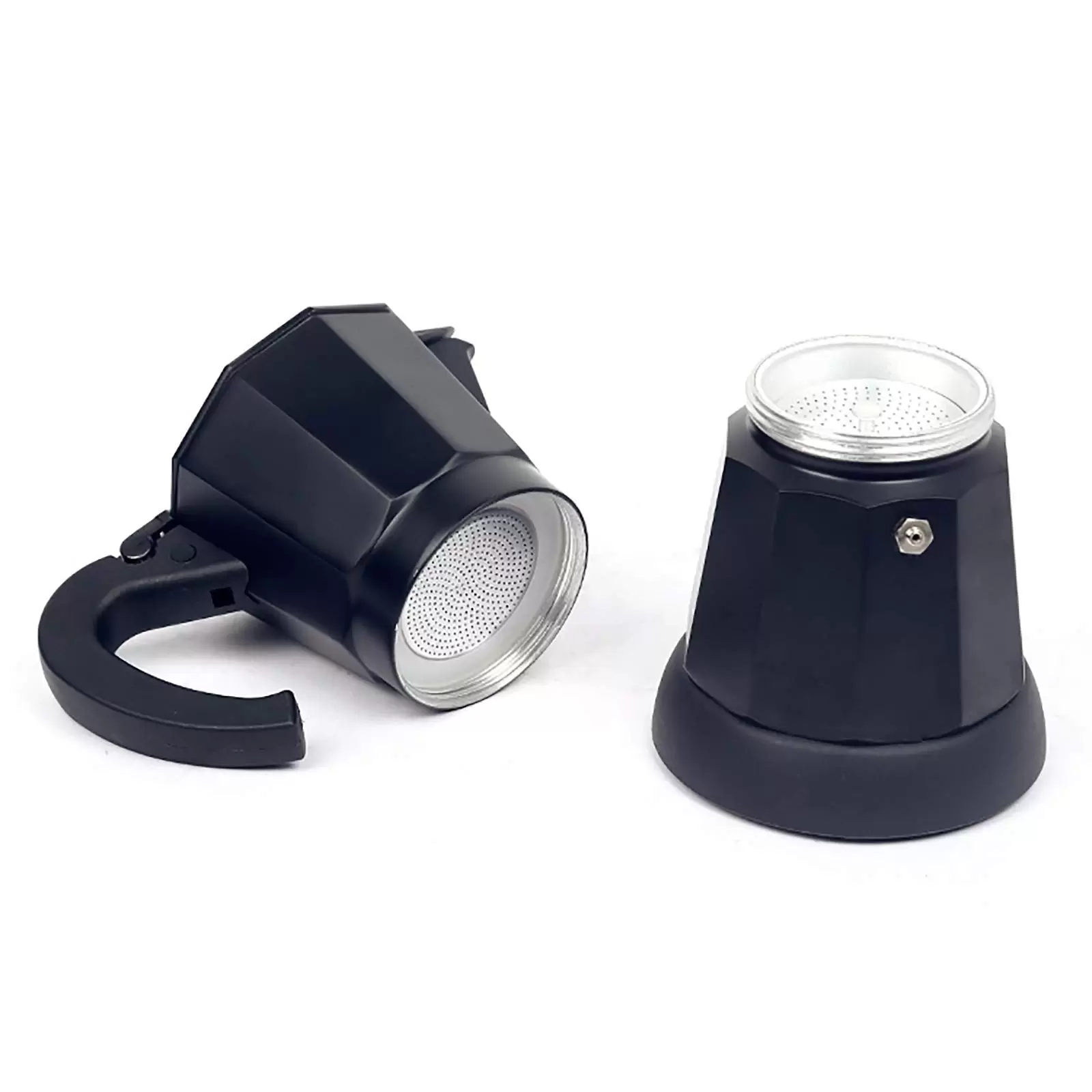 Elektrische Moka-Kanne 300ml/ 6 Tassen Espressomaschine Lebensmittelqualität Aluminium