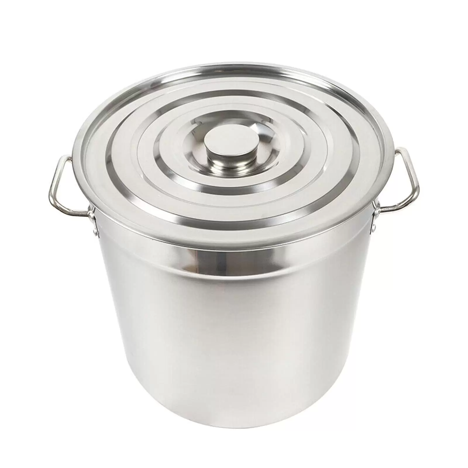 CNCEST 50 Liter Gastronomie Kochtopf Suppentopf Mit Edelstahl Deckel
