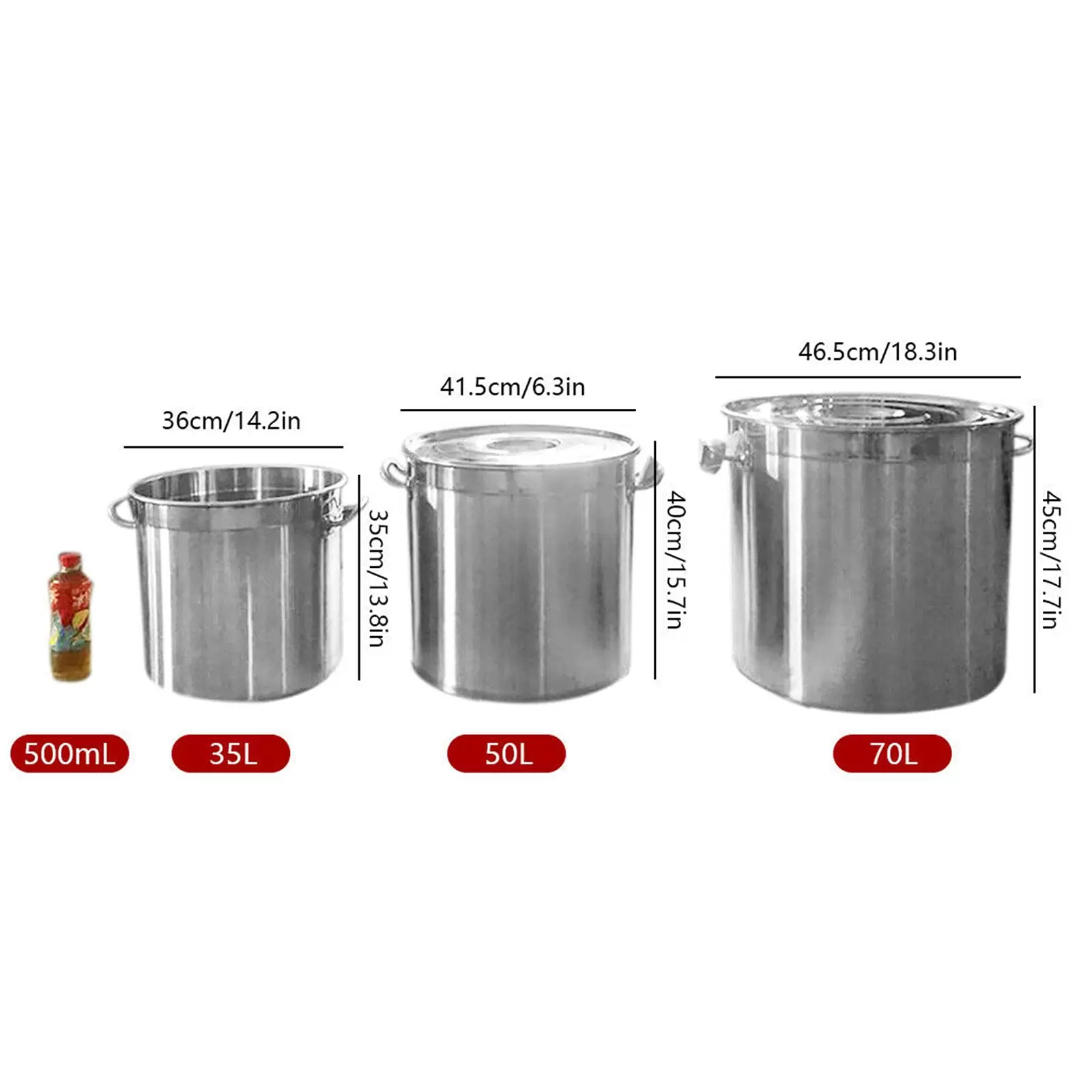 CNCEST 50 Liter Gastronomie Kochtopf Suppentopf Mit Edelstahl Deckel