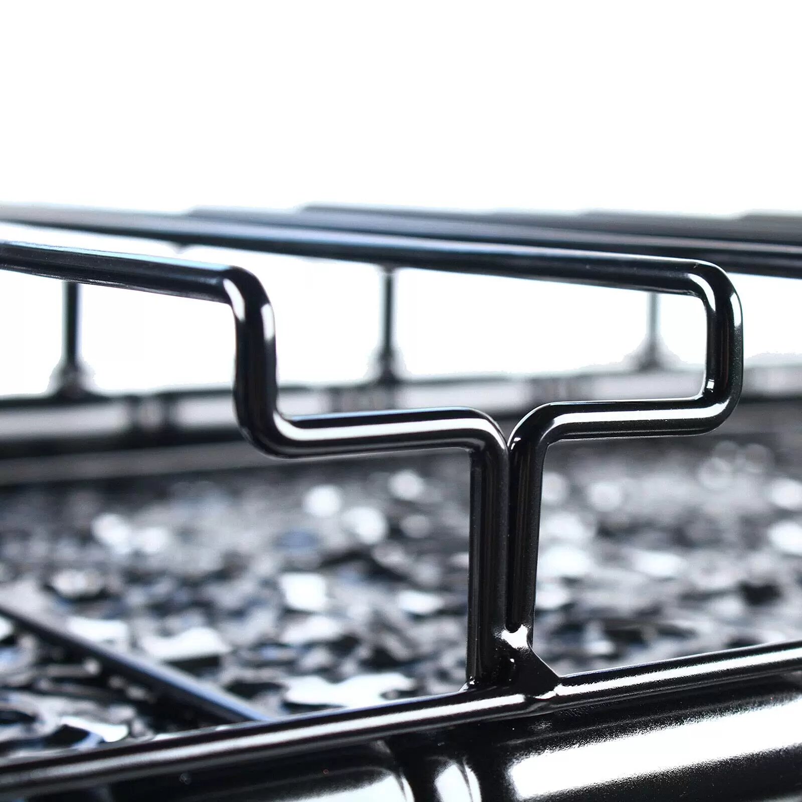 100cm Hängende Metall Weinglashalter Für 40 Tassen, Deckenregal Weinregale Lagerung Einstellbare Höhe 35-55cm