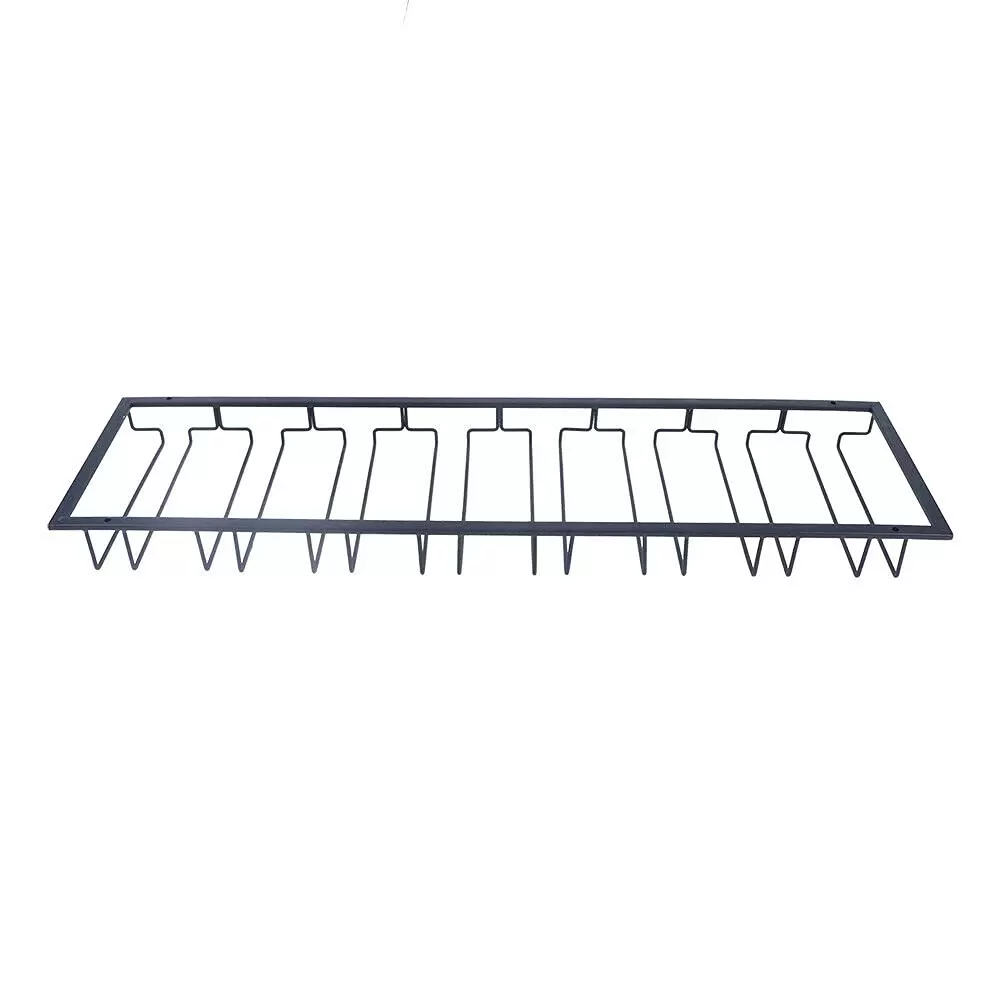 Kitchen Bar Wandregal Weinregal Flaschenhalter Weinglas Kleiderbügel 8Pack Stemware Aufhänger Eisen+Holz