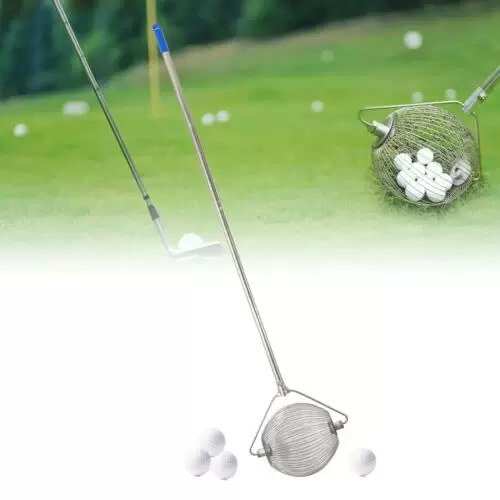 Sammler von Golfbällen Rollkollektor Draussen Gartenpflücker Edelstahl Ball Pick Retriever