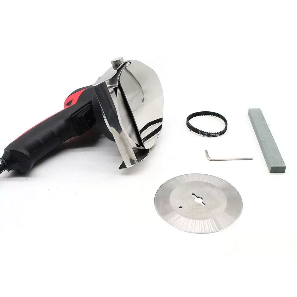 80W 3000 U/min Elektrisches Dönermesser Einstellbare Schnittdicke Grillschneiden Edelstahl Kebab Slicer mit runde Klinge
