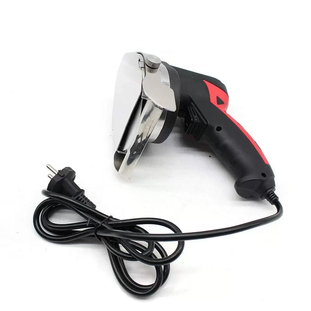 80W 3000 U/min Elektrisches Dönermesser Einstellbare Schnittdicke Grillschneiden Edelstahl Kebab Slicer mit runde Klinge 80W 3000 U/min Elektrisches Dönermesser Einstellbare Schnittdicke Grillschneiden Edelstahl Kebab Slicer mit runde Klinge