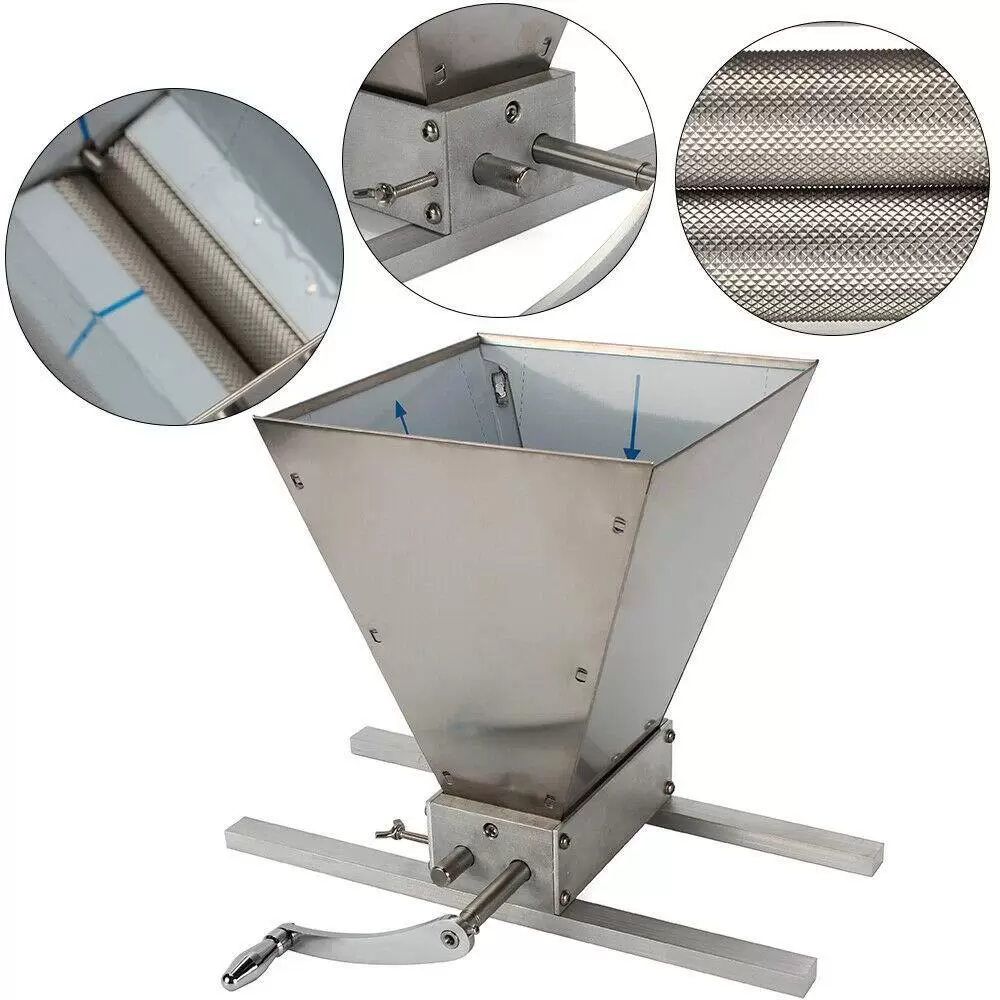 2 Walzen Einstellbare Malzkornmühle Gerstenbrecher Startseite Brau Malz Gerste Getreidemühle 2 Walzen Einstellbare Malzkornmühle Gerstenbrecher Startseite Brau Malz Gerste Getreidemühle