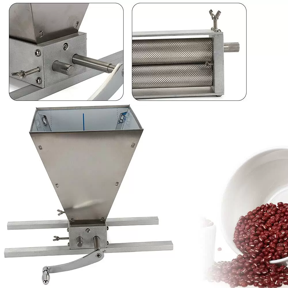 2 Walzen Einstellbare Malzkornmühle Gerstenbrecher Startseite Brau Malz Gerste Getreidemühle 2 Walzen Einstellbare Malzkornmühle Gerstenbrecher Startseite Brau Malz Gerste Getreidemühle