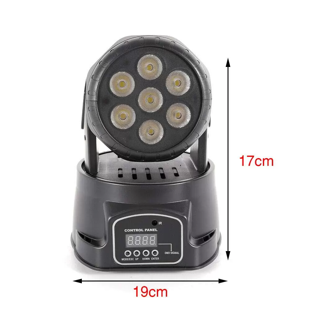 LED Bühnenlicht, 7x 105w LED RGBW 4-in-1 Disco Licht DMX512 LED Bühnenlicht, 7x 105w LED RGBW 4-in-1 Disco Licht DMX512