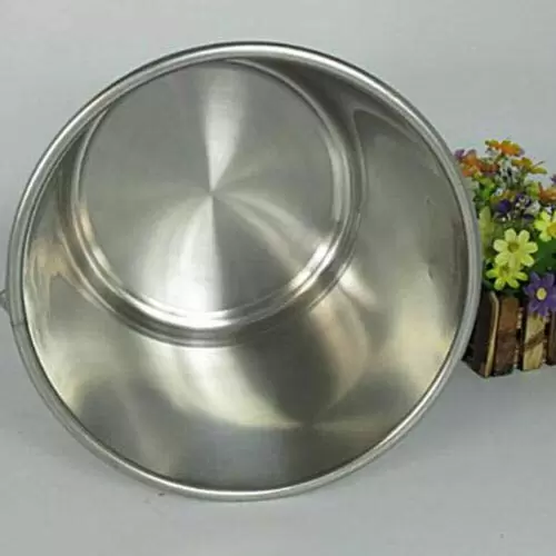 6L Eiswürfel Eimer Edelstahl Eimer Kücheneimer Lebensmittel Eimer mit Edelstahldeckel 6L