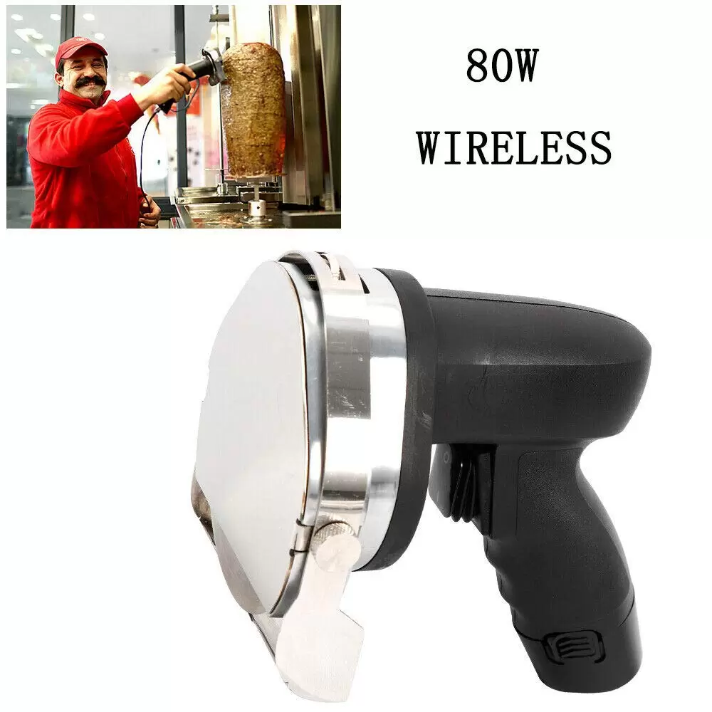 80W Kabellos Kebab Messer Wiederaufladbares Schneiden Professionelles Grillmesser