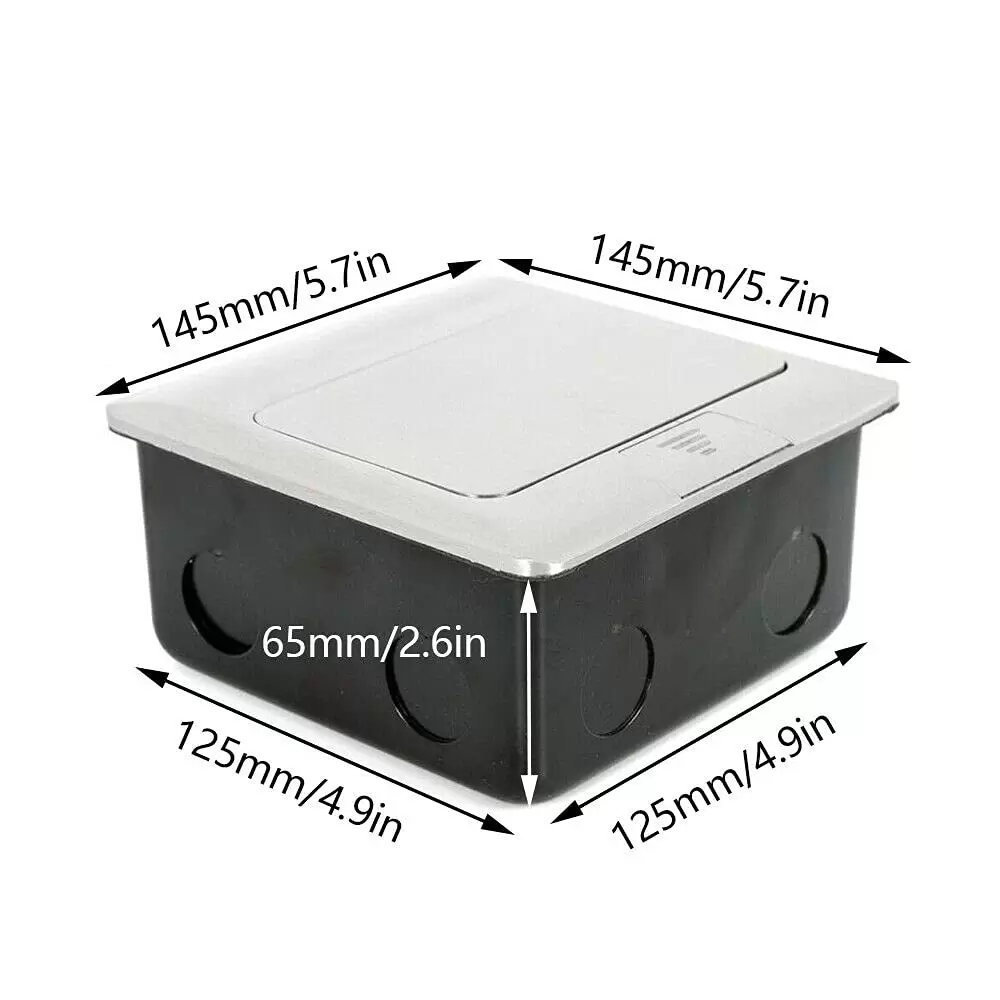 Pop-Up-Steckdose mit zwei Positionen, geeignet für Wände, Tische, Zwischendecken,  etc.