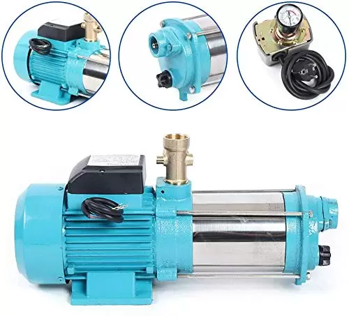 1300W 4000L/H Gartenpumpe Kreiselpumpe Druckschalter Pumpensteuerung
