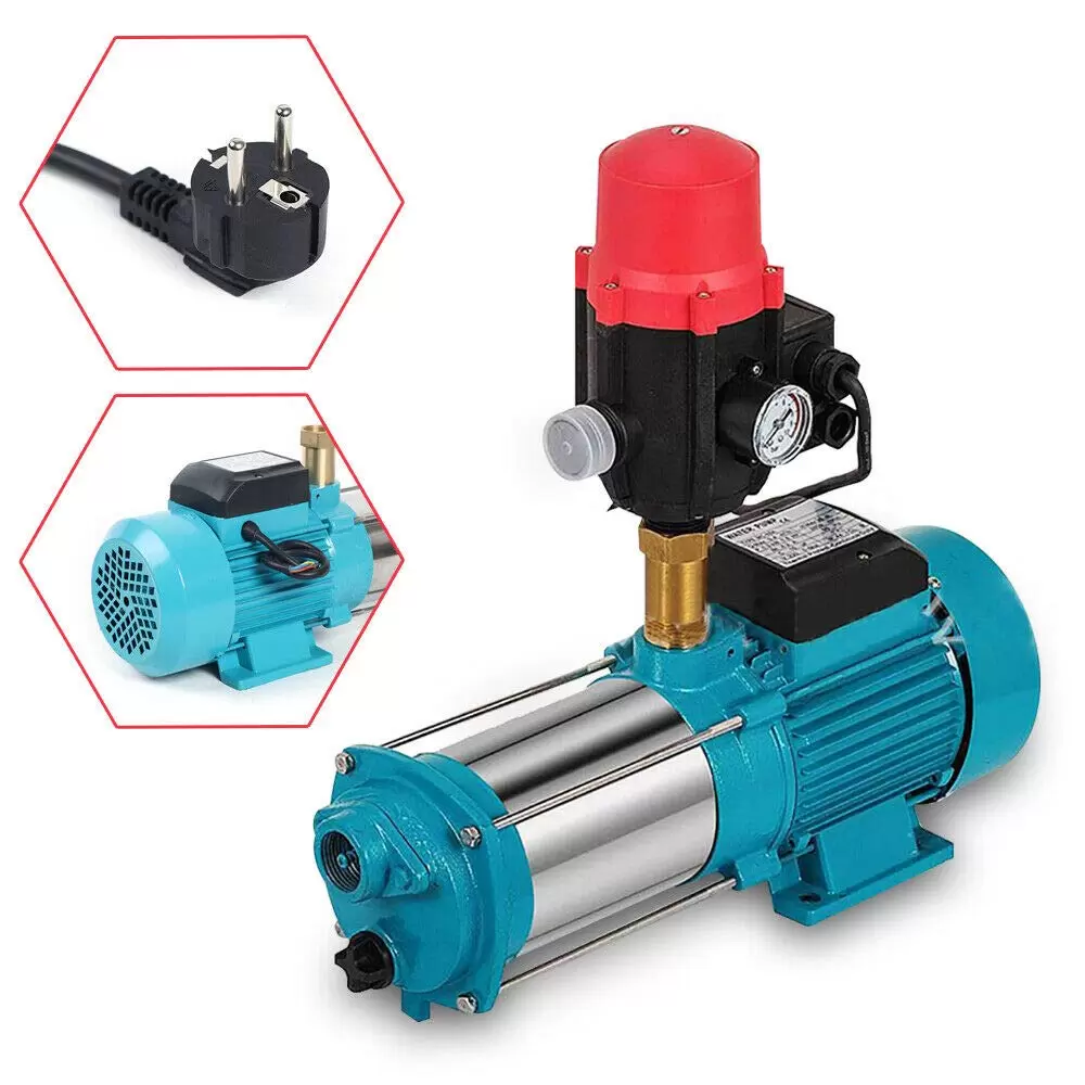 220V 1300W 4000L/H IP44 Kreiselpumpe Hauswasserwerk Gartenpumpe Wasserpumpe