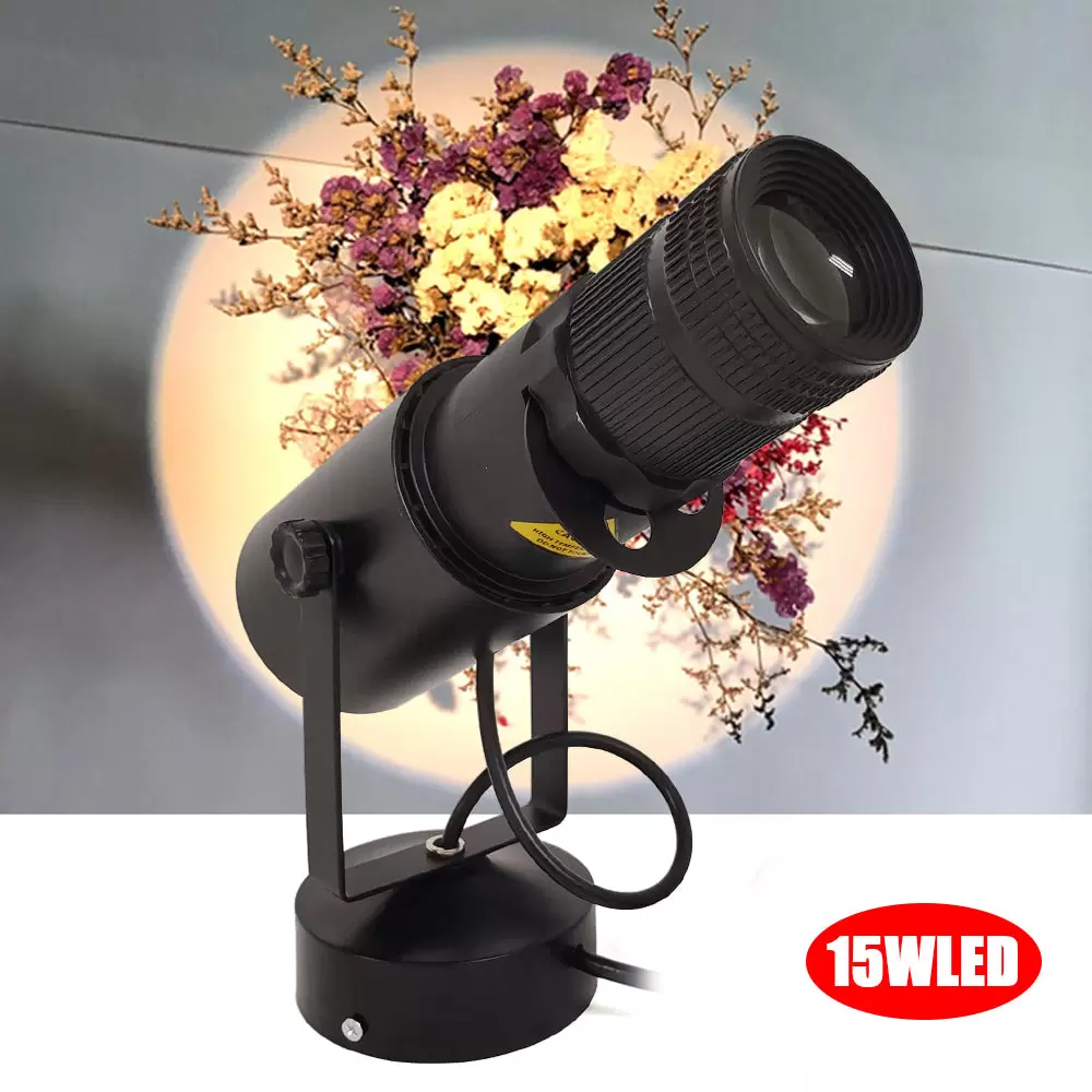 15W LED Followspot Bühnenlichter Scheinwerfer Einstellbare für Hochzeit Theater Fotografie Disco Club