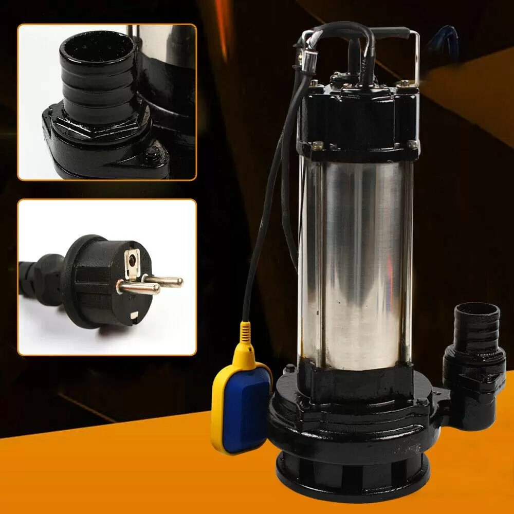 1500W Edelstahl Abwasserpumpe Pumpe Mit Schwimmer