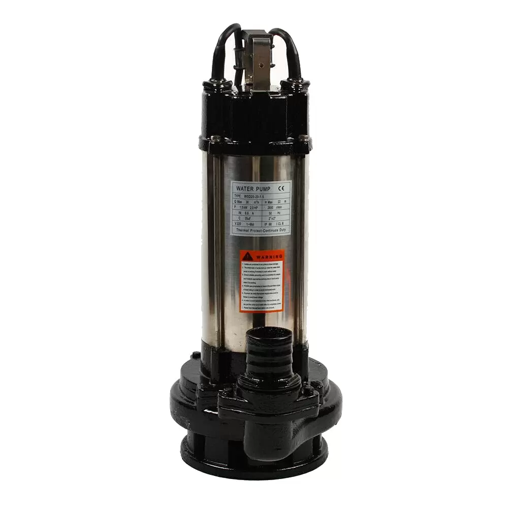 1500W Edelstahl Abwasserpumpe Pumpe Mit Schwimmer
